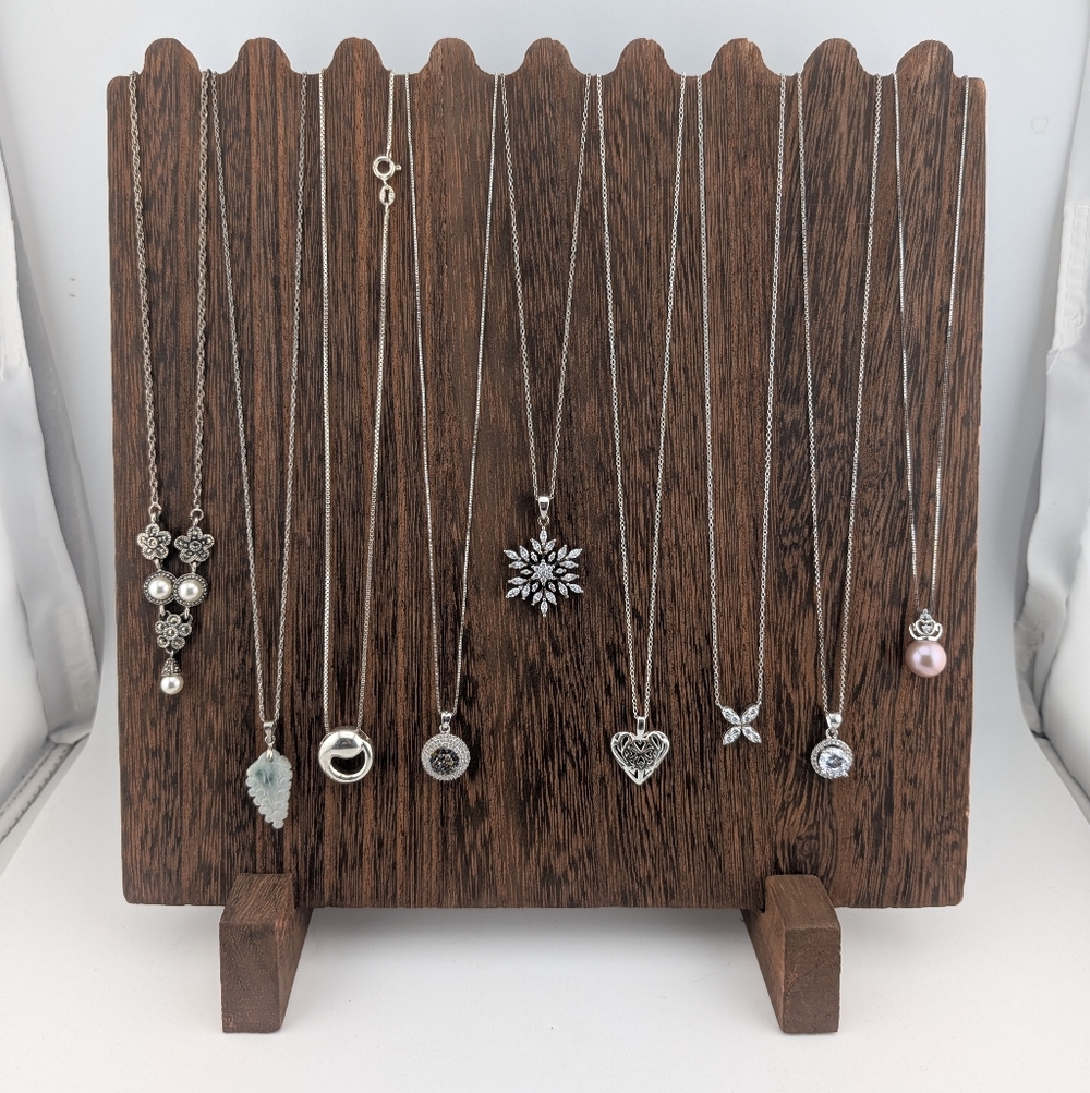 Sterling Silver Necklace {Pick One} - Picture 1 of 3
